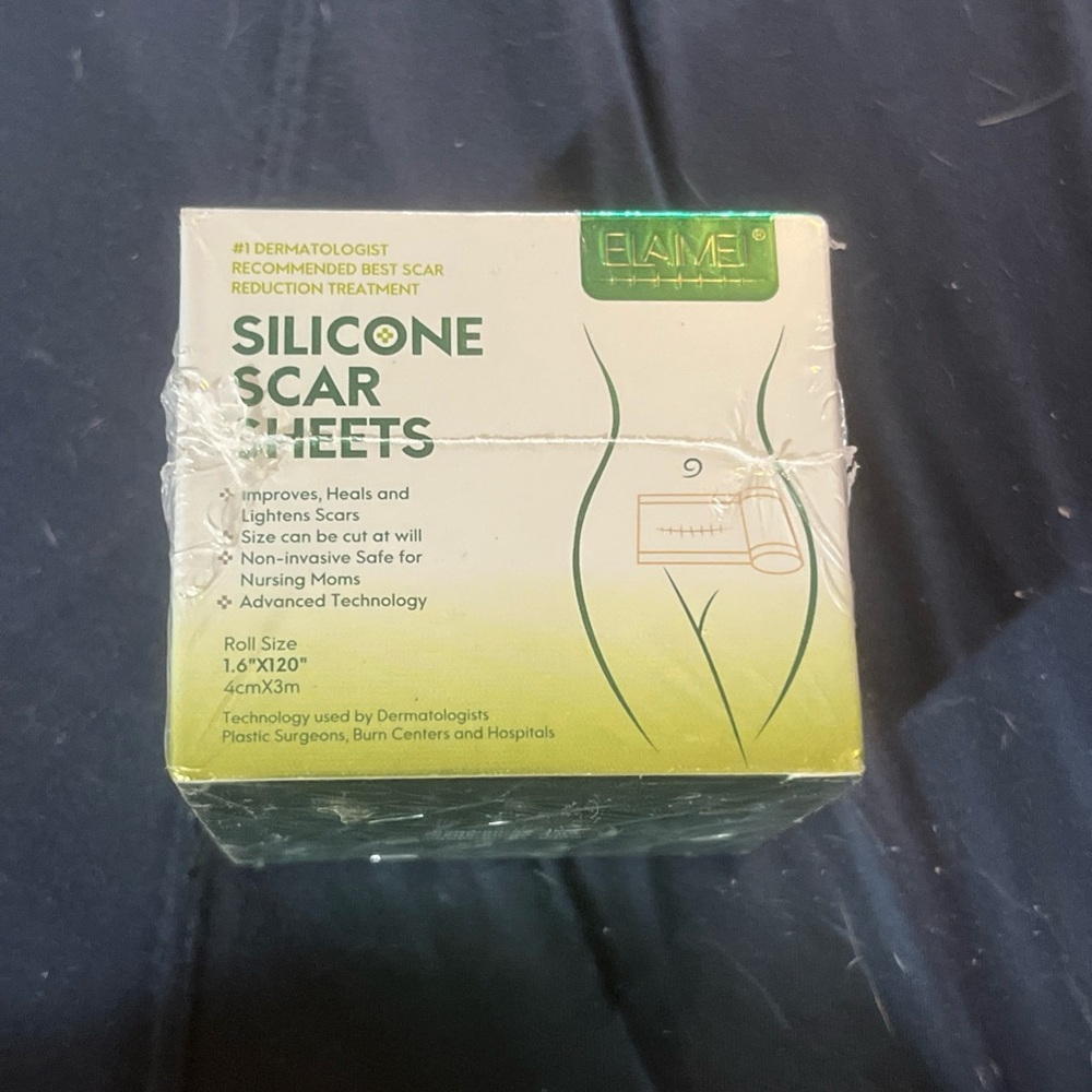 Silicone Scar Sheets Sealed in Box 1.6" by 120"